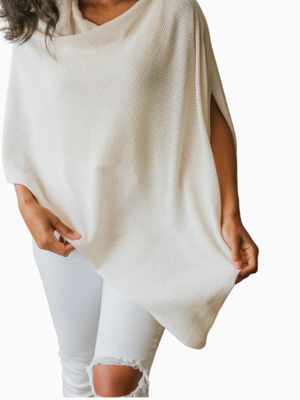 Light gray nursing Privacy Cover up poncho